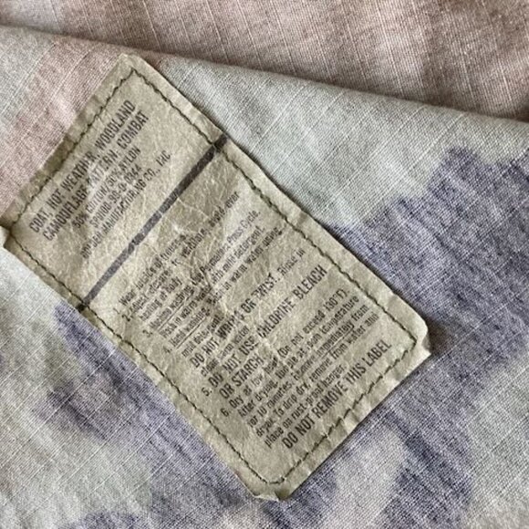 US military Woodland BDU warm weather Med Lng NOTE : lower cargo pockets removed - Picture 7 of 14